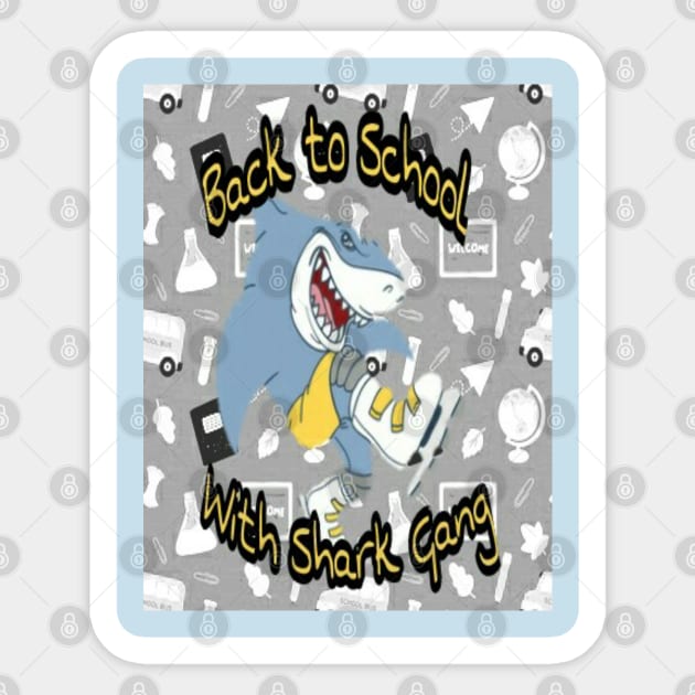 Back to school tee Sticker by HollyTee